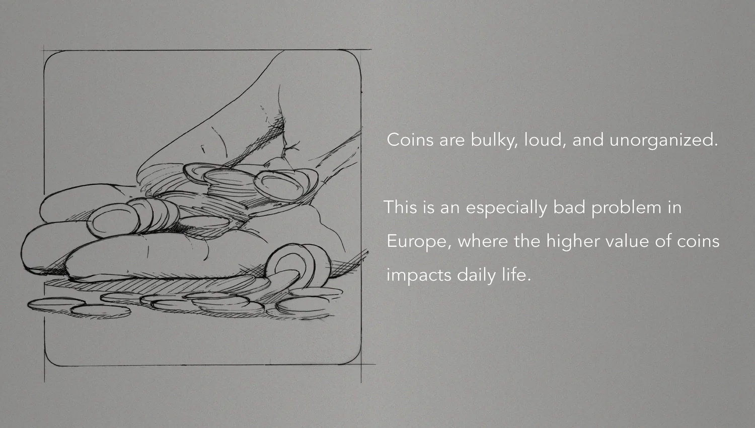 Design brief — rethinking the coin wallet from the ground up
