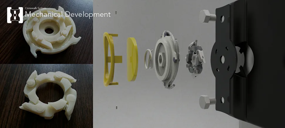 Mechanical development — exploded view