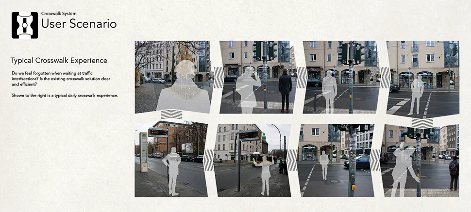 User scenario — typical crosswalk experience
