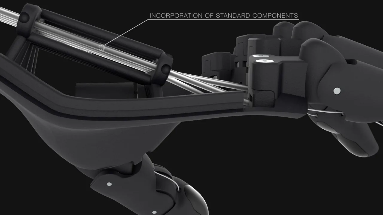 INOPRO hand — incorporation of standard components