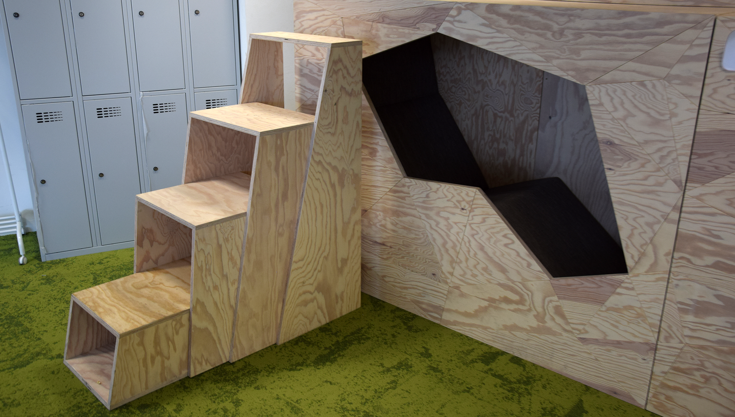 TechQuartier hub — installed interior detail