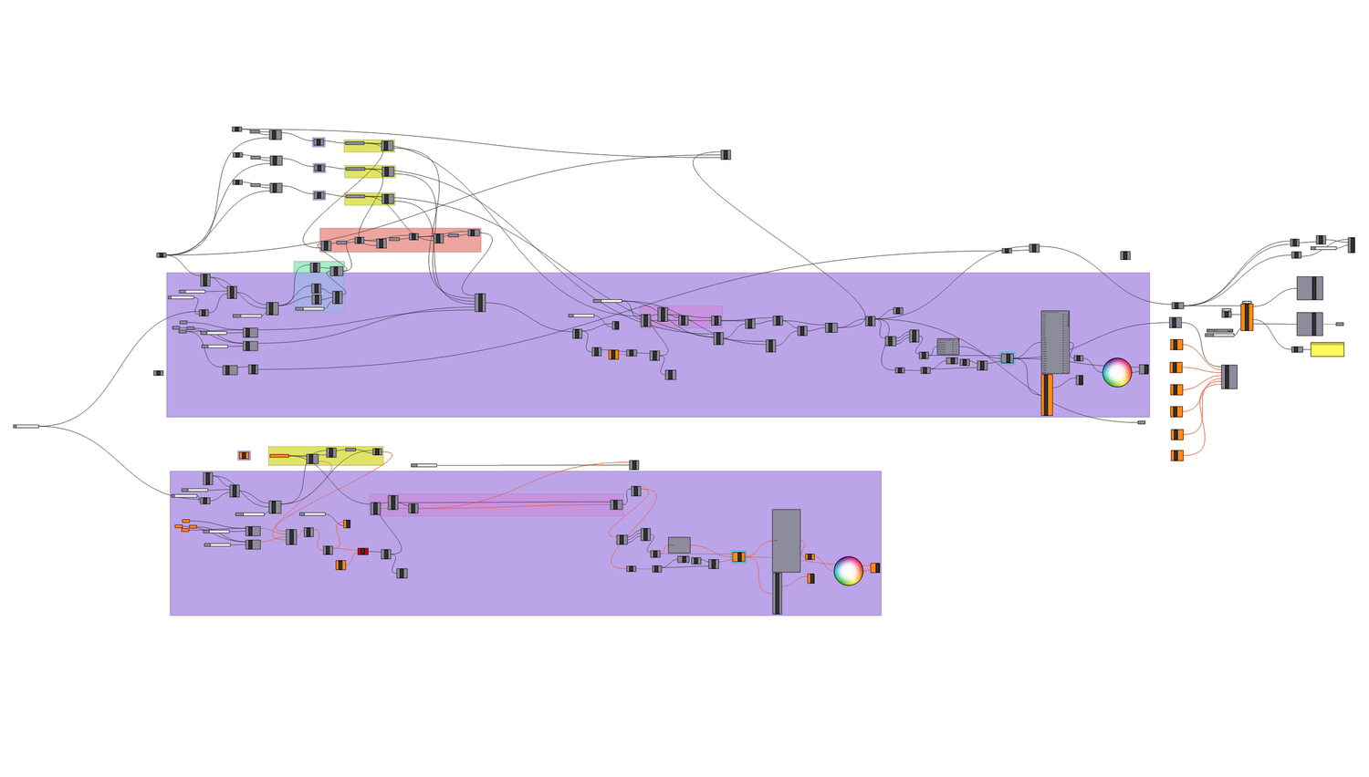 Monitor wall — Grasshopper algorithm