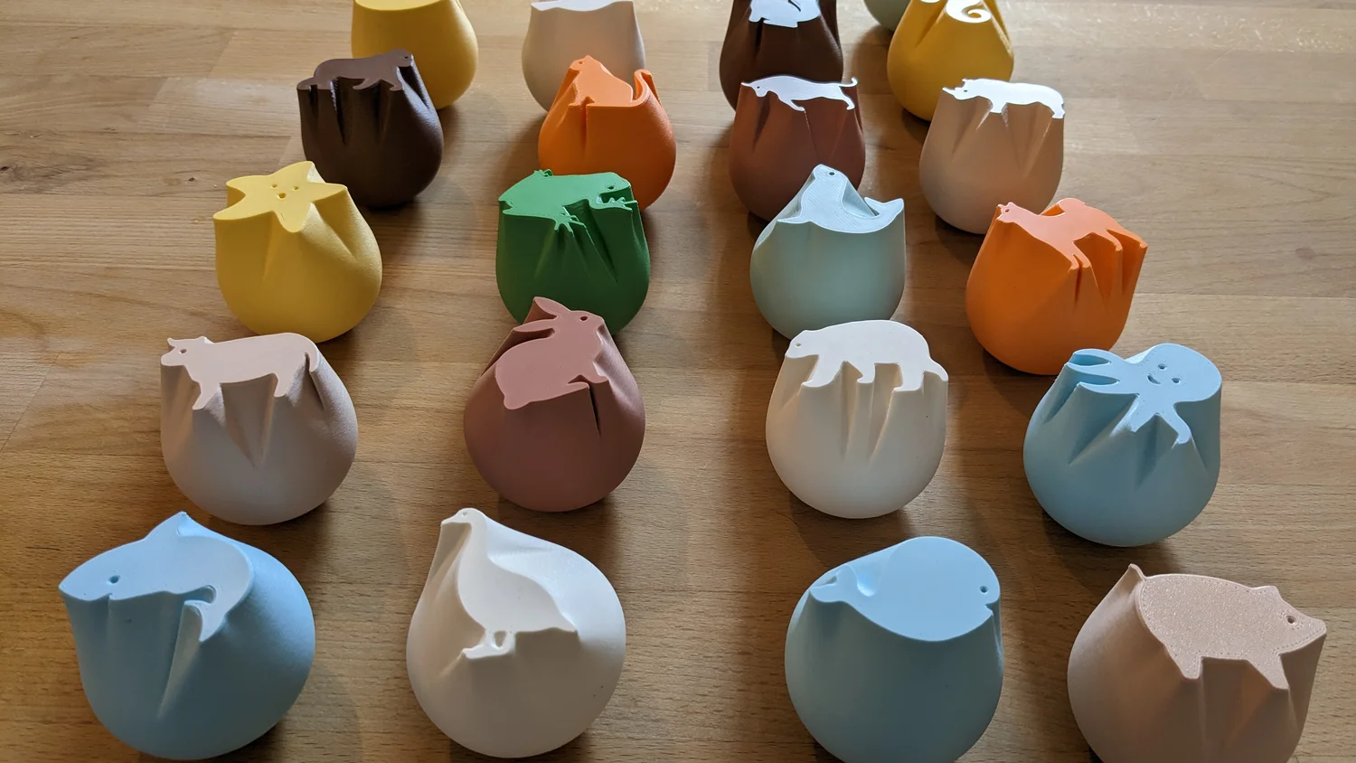 Wild Wobblers — full collection of nature-themed self-balancing desktop toys